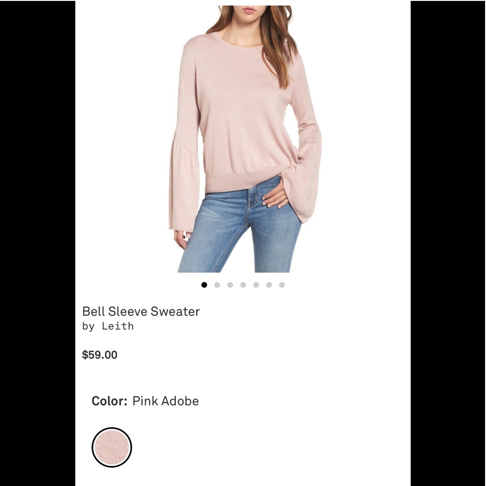 Women’s sweater with bell sleeves. EUC. Medium.